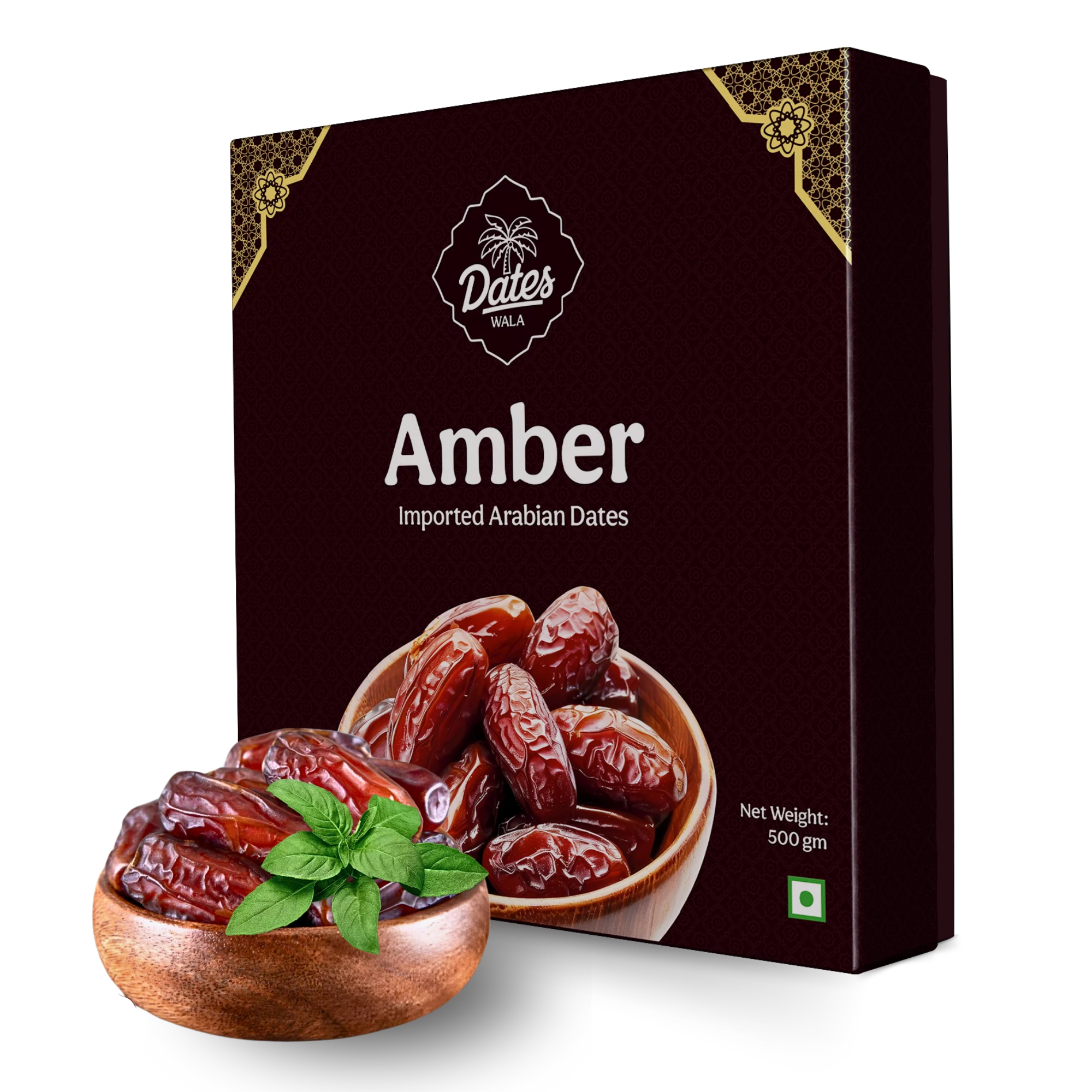 Premium Amber Dates - Sweet and Nutritious Delight (500gm)