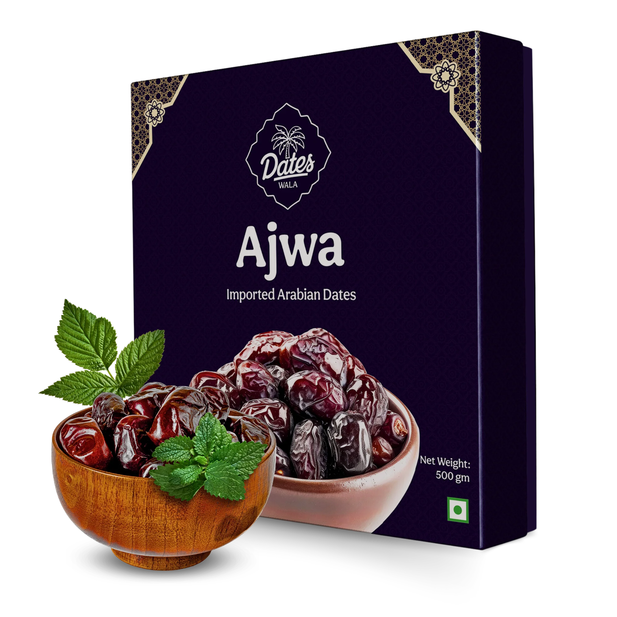 Premium Ajwa Dates from Madina Munawara (500gm)