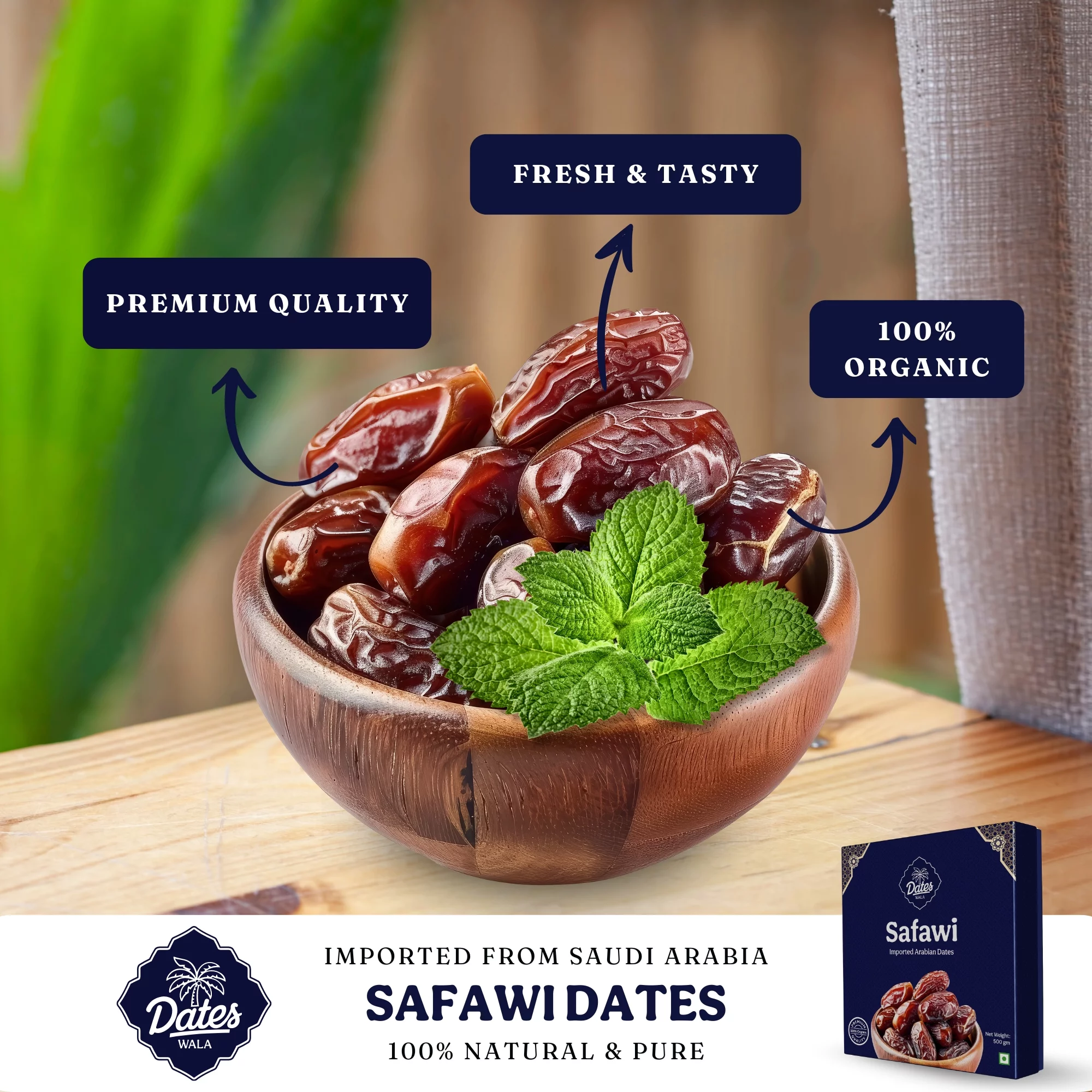 Premium Kalmi Dates - Nutrient-Rich and Flavorful (500gm) - Image 3