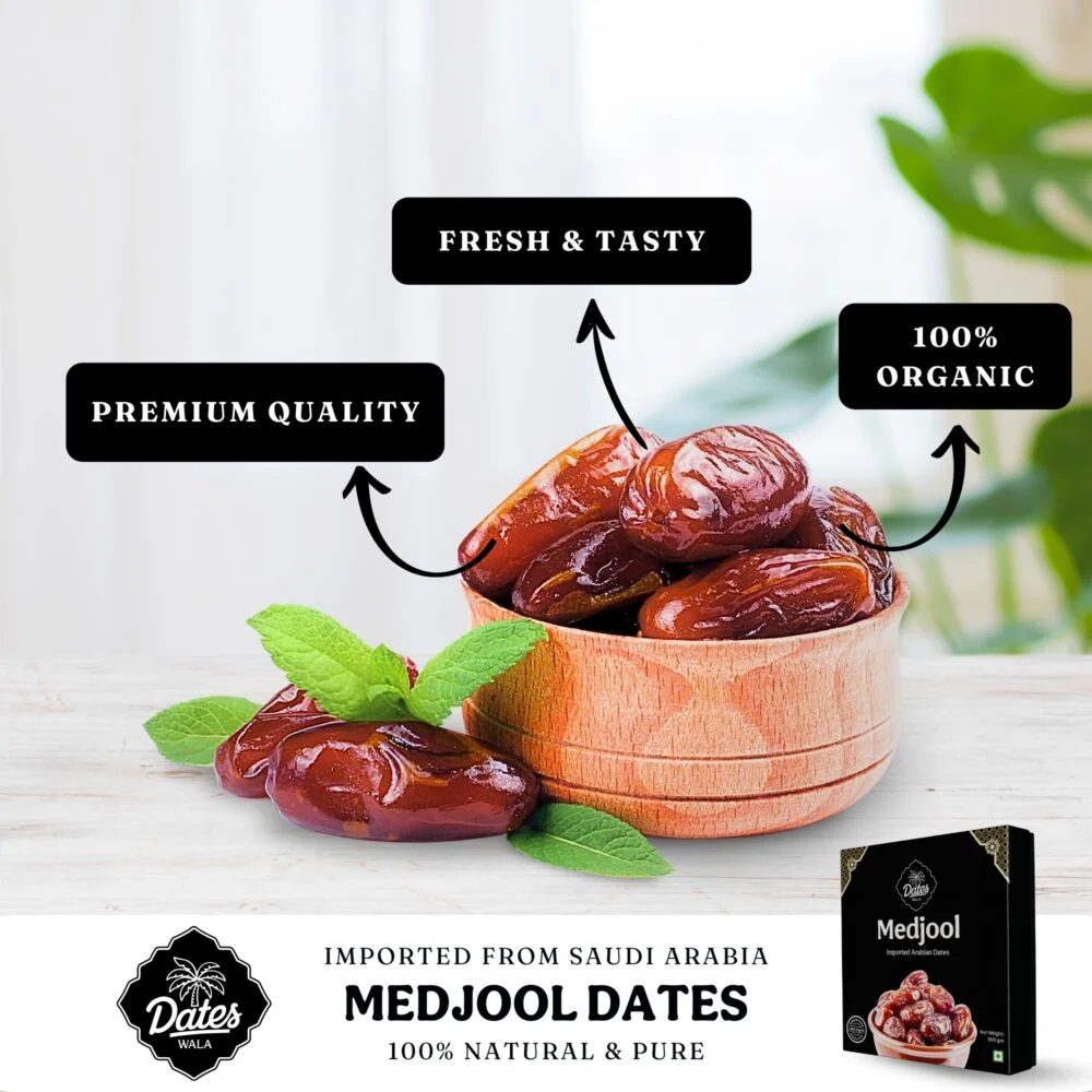 Premium Medjool Dates - The King of Dates (500gm) - Image 3